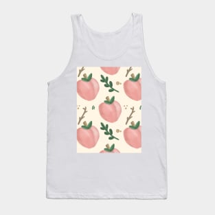 Peaches Seamless Pattern Tank Top